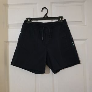 Birddogs Men's Athletic Shorts - Black with Blue Accent